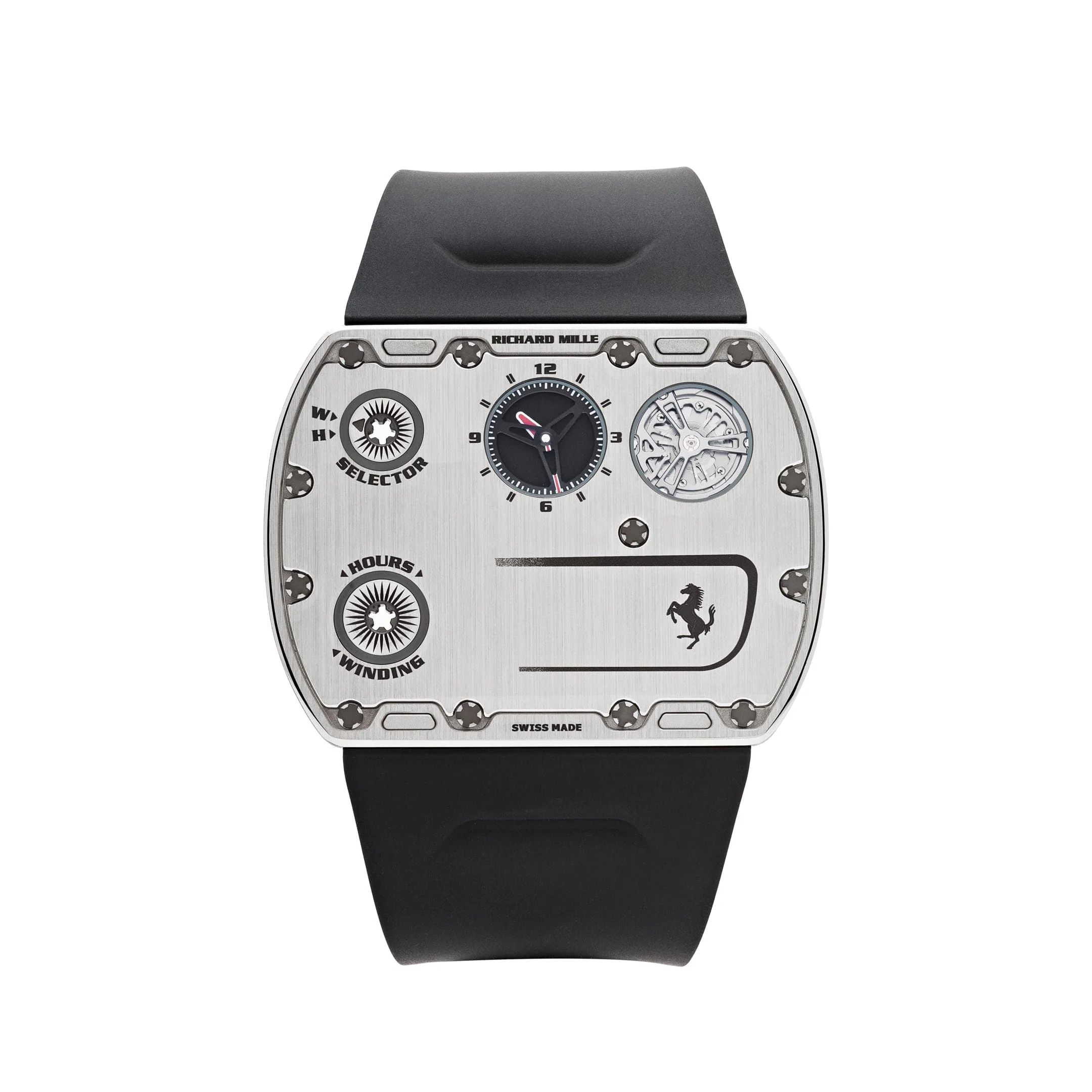 Ferrari Ultraflat Titanium Silver Dial Limited Edition of 150