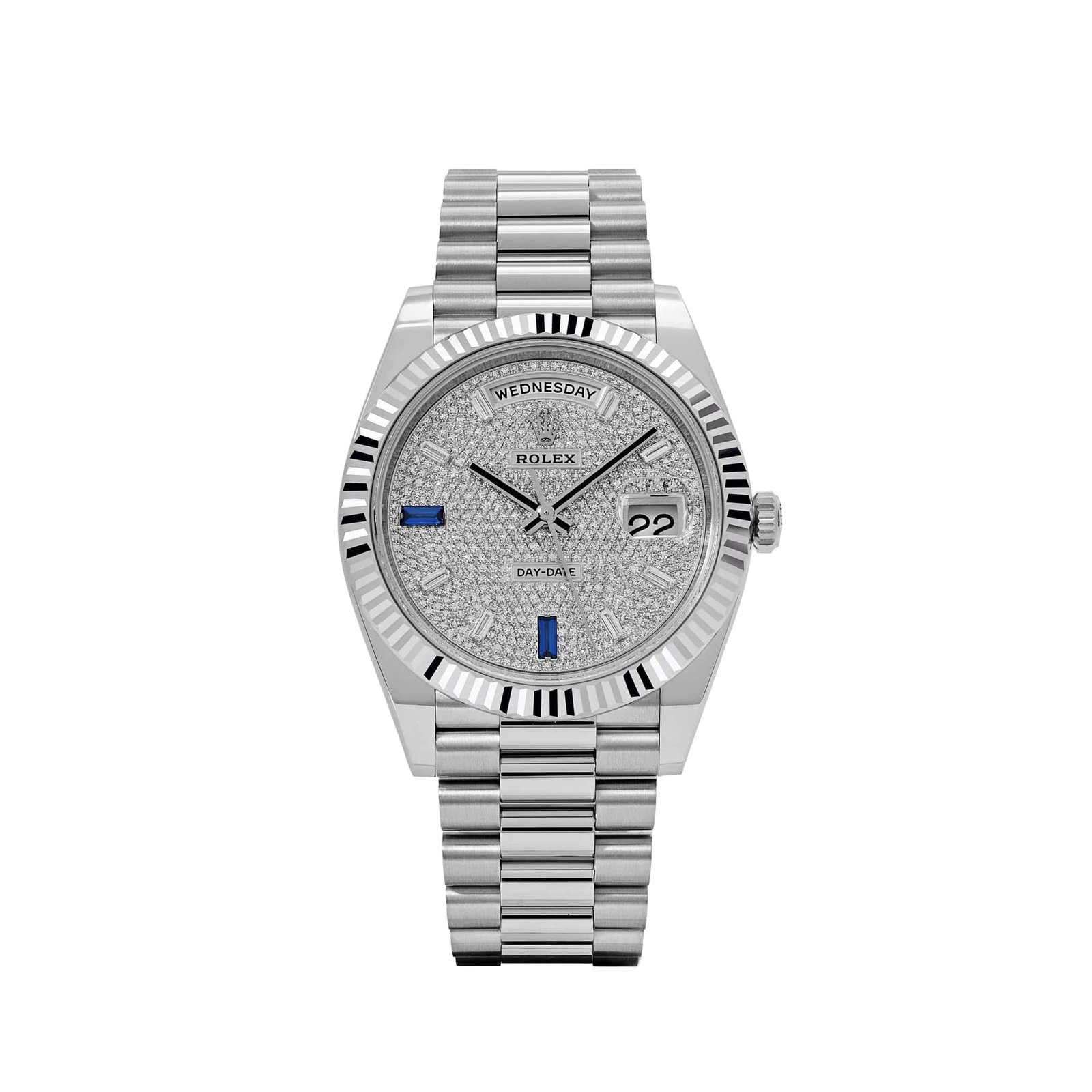Day-Date Platinum Pavé Diamond Dial (2023)
