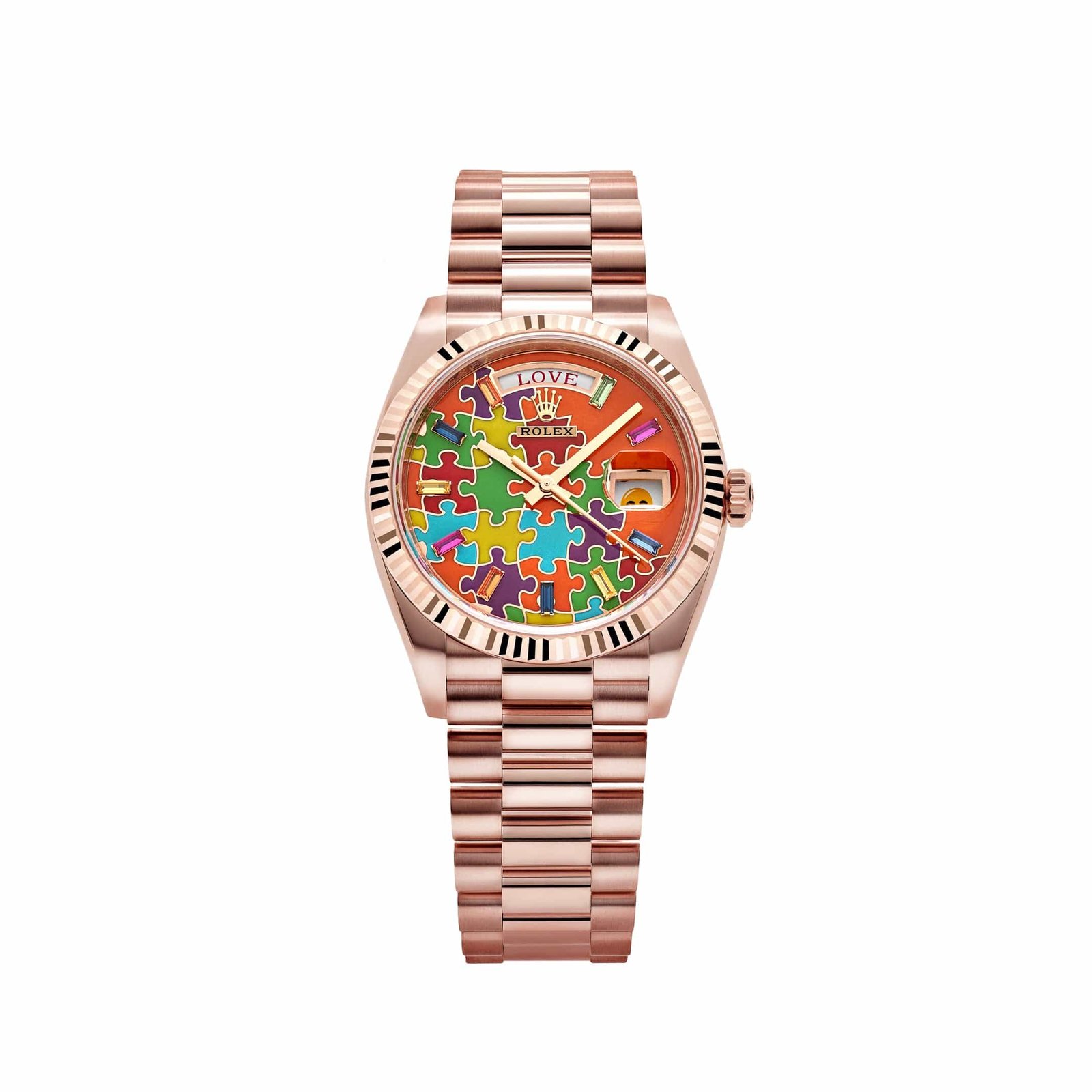 Day-Date 'Emoji Puzzle' Rose Gold