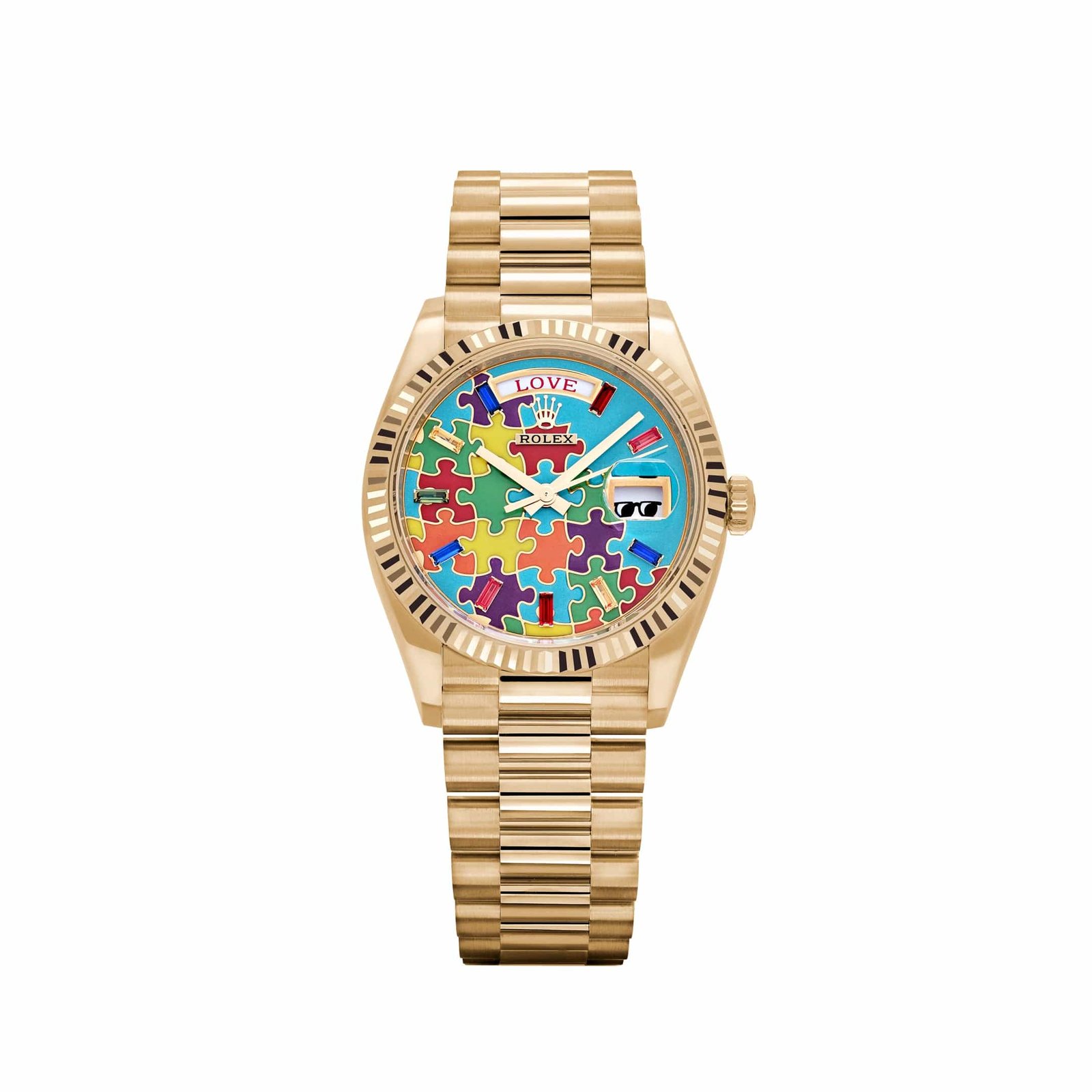 Day-Date 'Emoji Puzzle' Yellow Gold