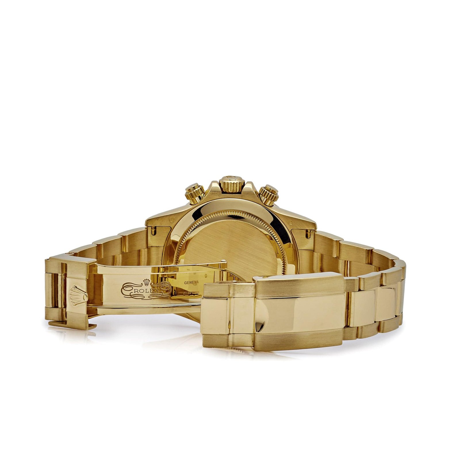 Daytona Yellow Gold Sapphire Bezel Mother Of Pearl Dial 4 Daytona Yellow Gold Sapphire Bezel Mother Of Pearl Dial - Image 4