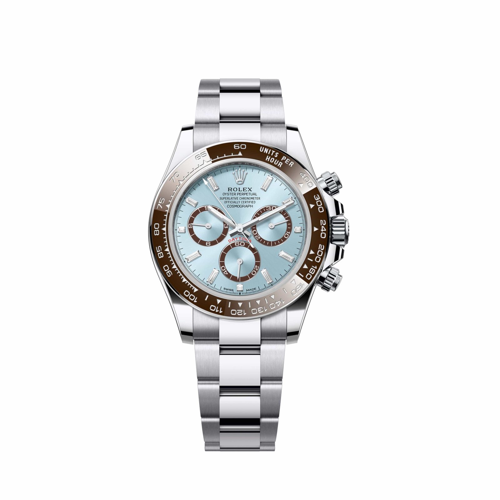 Daytona Platinum Ice Blue Diamond Baguette Dial (2026)