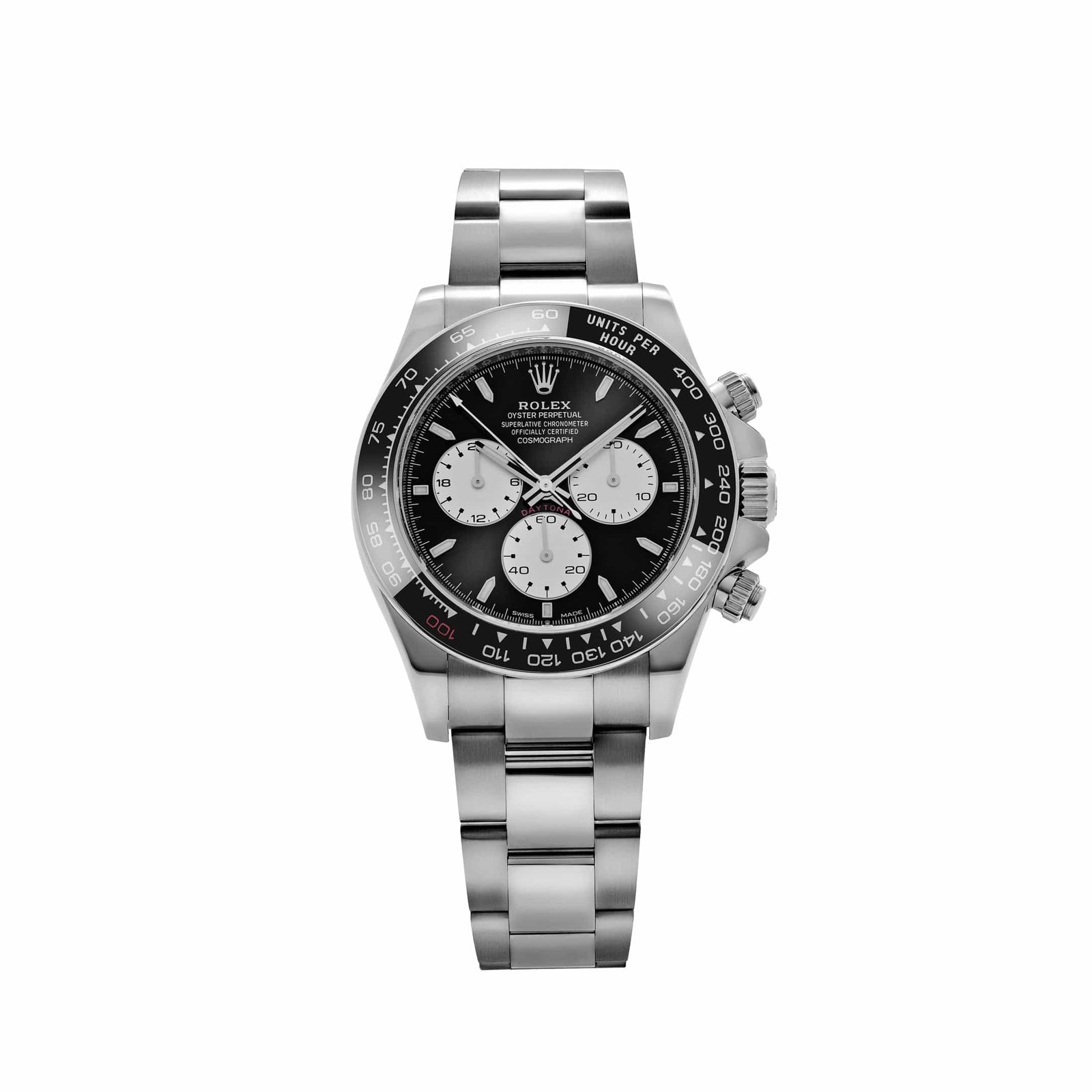 'Le Mans' White Gold Black Dial