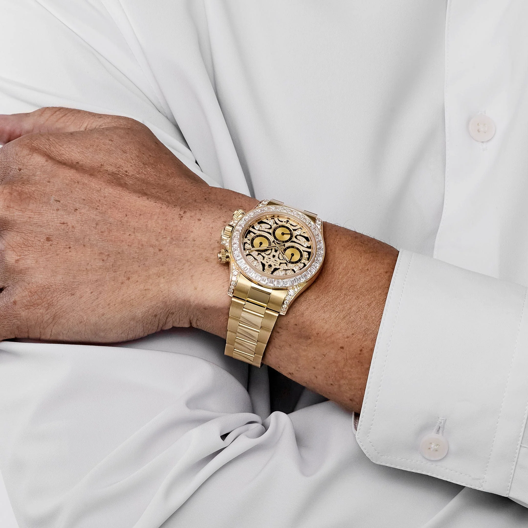 Daytona 'Eye of the Tiger' Yellow Gold Diamond Accents (2024) 12 Daytona 'Eye of the Tiger' Yellow Gold Diamond Accents (2024) - Image 12