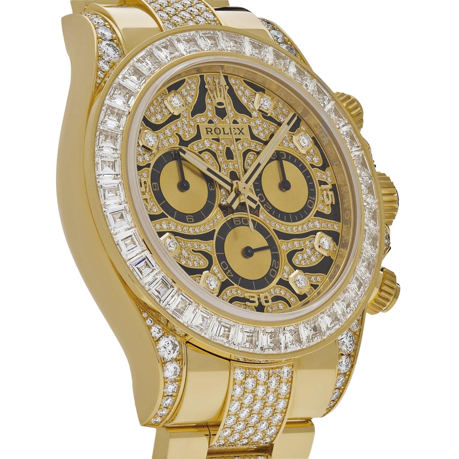 Daytona 'Eye of the Tiger' Yellow Gold Diamond Accents 5 Daytona 'Eye of the Tiger' Yellow Gold Diamond Accents - Image 5