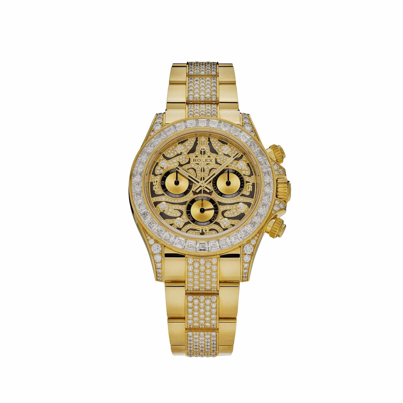 Daytona 'Eye of the Tiger' Yellow Gold Diamond Accents