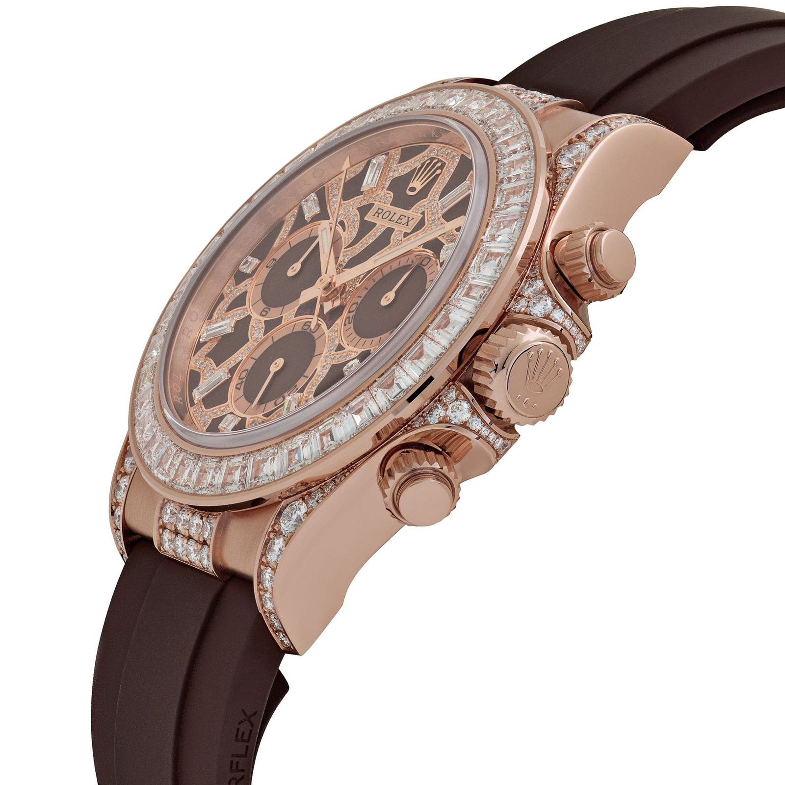 Daytona 'Giraffe' Rose Gold Chestnut Brown Diamond Dial Diamond Bezel 5 Daytona 'Giraffe' Rose Gold Chestnut Brown Diamond Dial Diamond Bezel - Image 5
