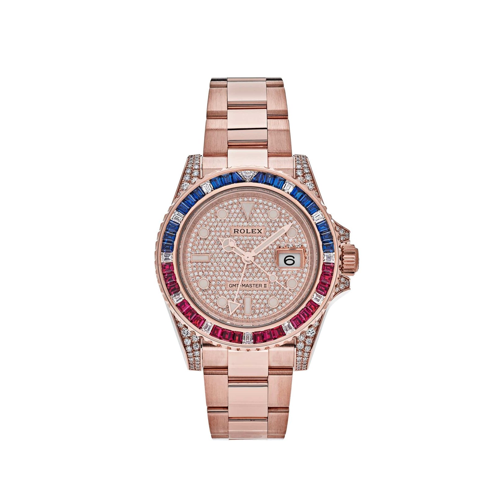 GMT-Master II Rose Gold Sapphire and Ruby